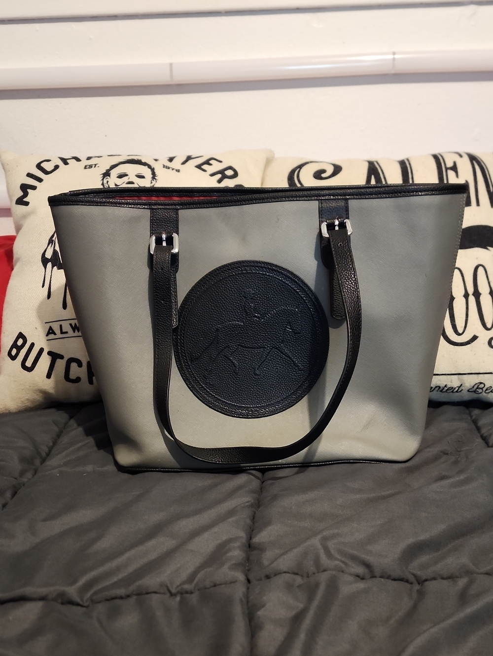 Authentic Tucker Tweed Equestrian Caryall Tote Bag 🛍️ 500 MSRP